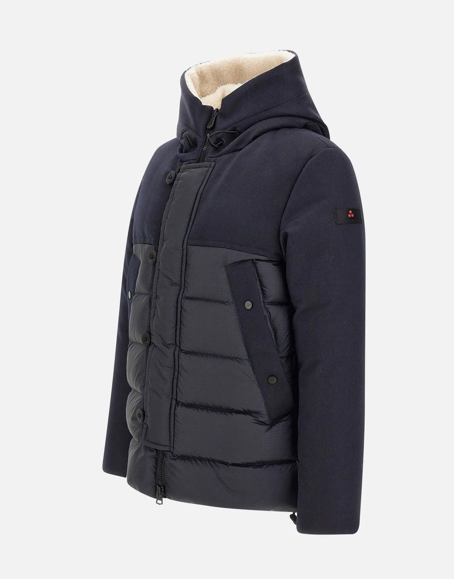 Blue Ecofur Men's Winter Jacket
