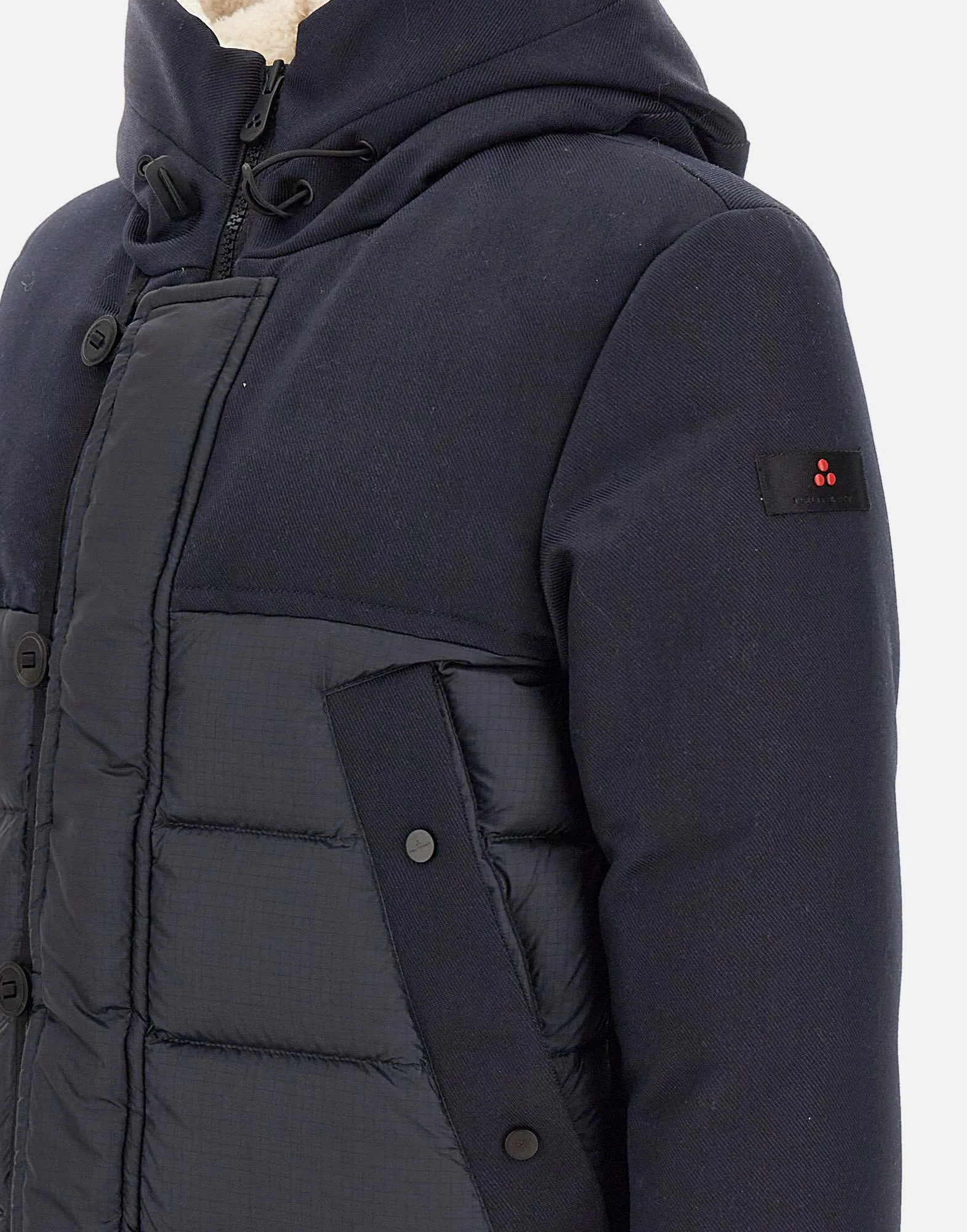 Blue Ecofur Men's Winter Jacket