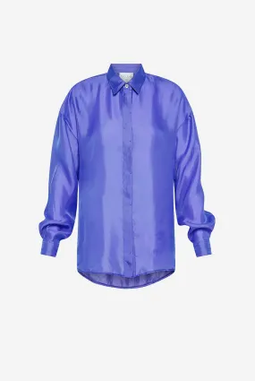 Boyfriend shirt in contemporary habotai