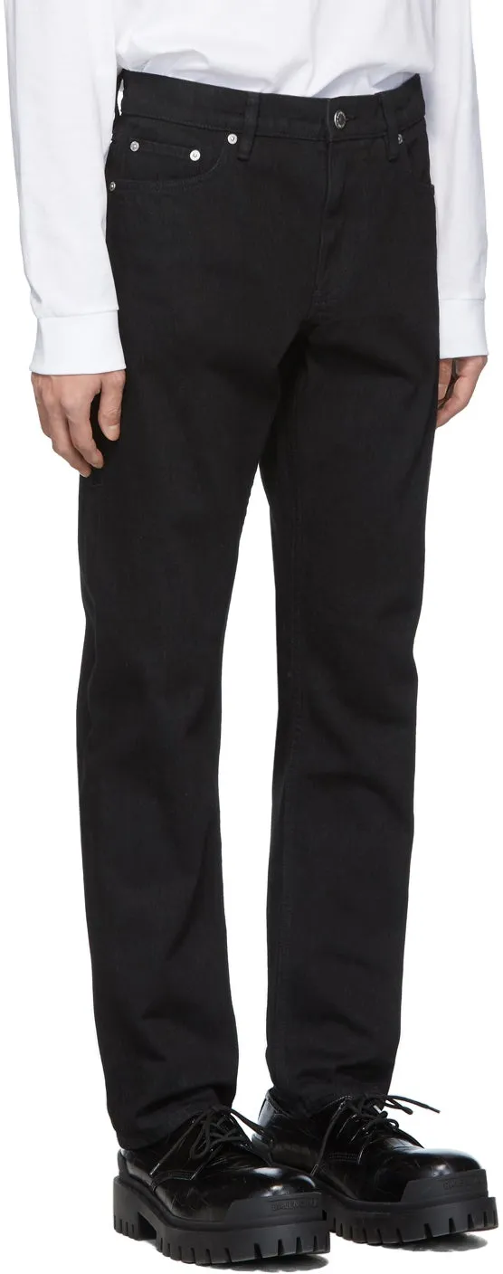 Burberry Black Straight-Leg Jeans