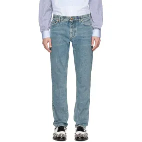 Burberry SSENSE Exclusive Blue Straight Jeans