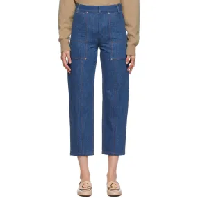 ChloÃ© Blue Cropped Jeans
