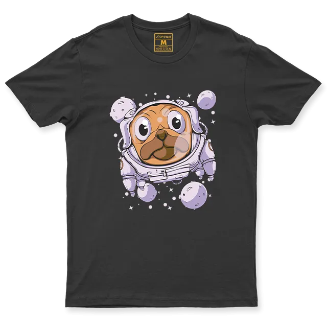 Cotton Shirt: Astro Pug
