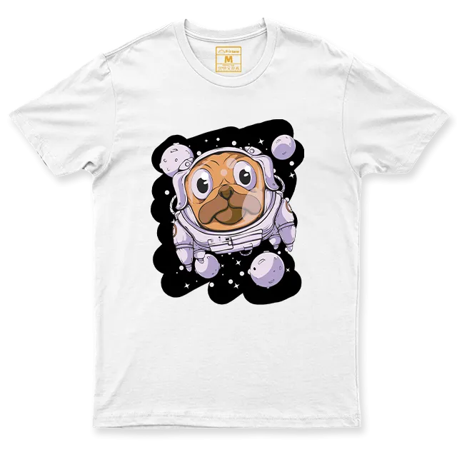 Cotton Shirt: Astro Pug