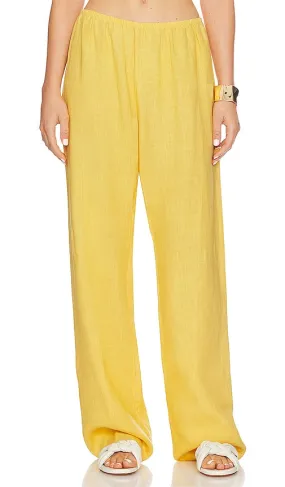 DONNI. Simple Pant in Yellow