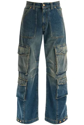 'irina' wide leg cargo jeans GWP01617 P001258 BLUE