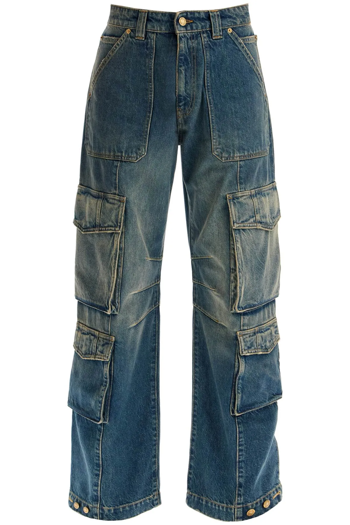 'irina' wide leg cargo jeans GWP01617 P001258 BLUE