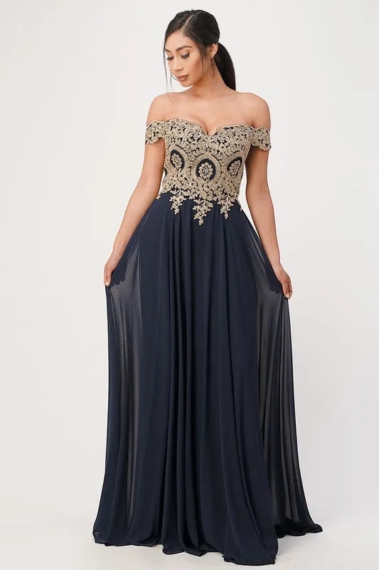 JASMEEN CHIFFON GOWN