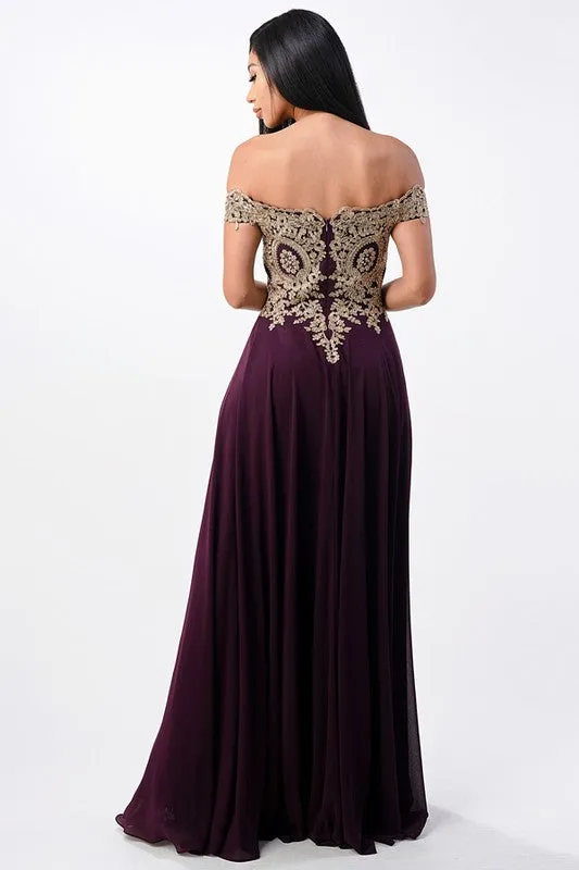 JASMEEN CHIFFON GOWN