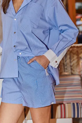 Kirby Shorts | Blue Stripe