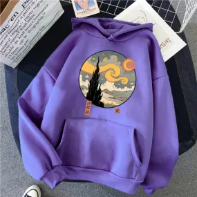 Landscape Pattern Hoodie