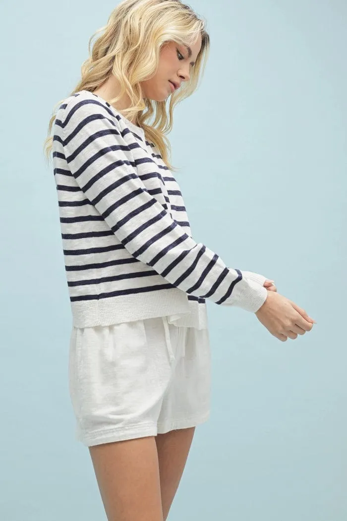 Lila Striped Cardigan - 2 Colors!