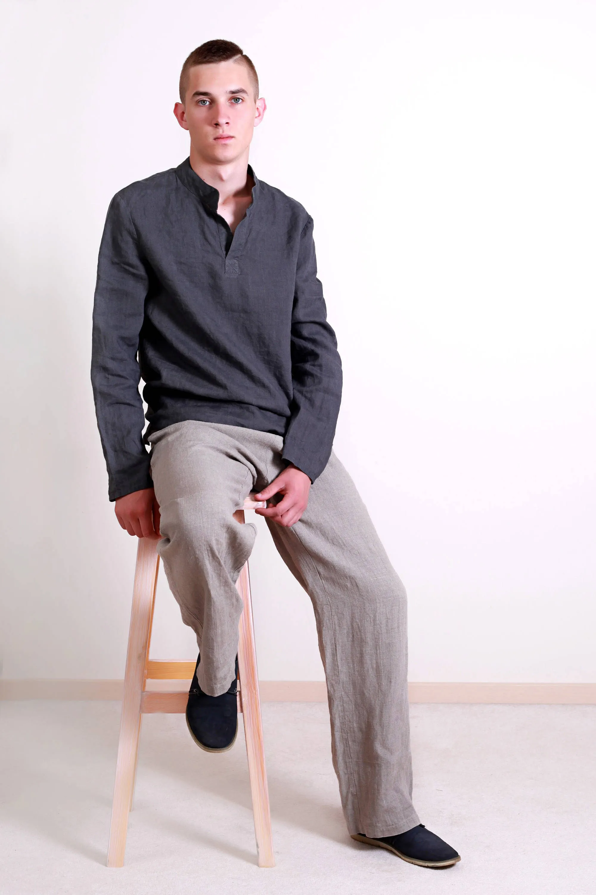 Linen Natural Trouser SIMPLICITY for Men