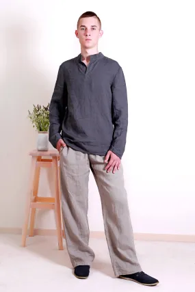Linen Natural Trouser SIMPLICITY for Men