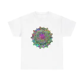 Mandala Art Yoga Mindfulness Tee - Unisex Cotton Shirt