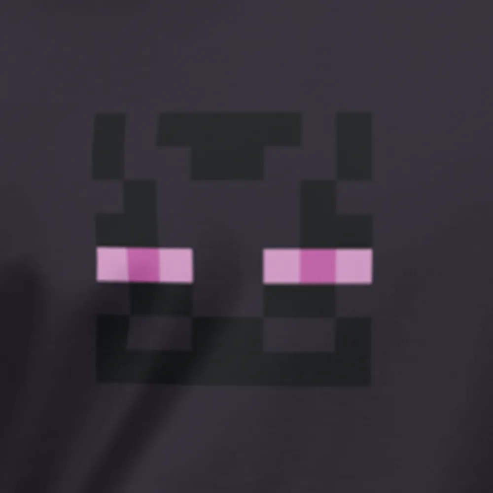 Minecraft Enderman Eyes Adult Hoodie