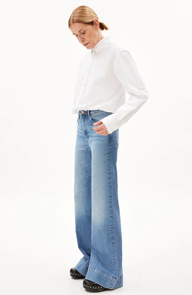 Murliaa wide leg jeans misty blue