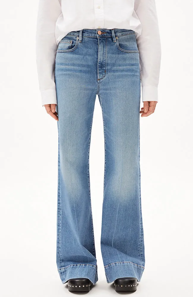 Murliaa wide leg jeans misty blue