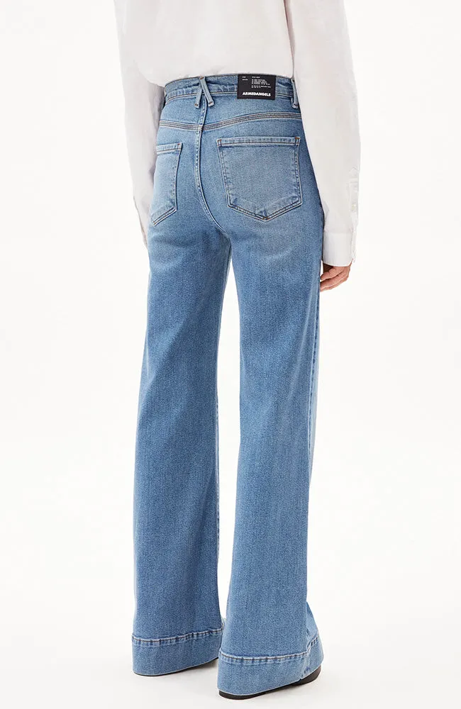 Murliaa wide leg jeans misty blue