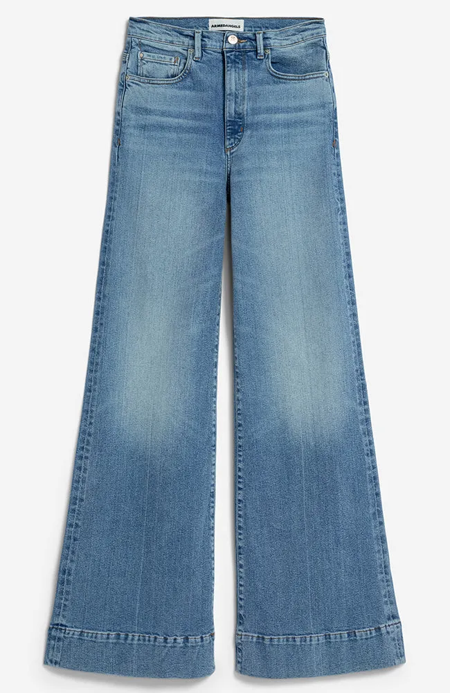 Murliaa wide leg jeans misty blue