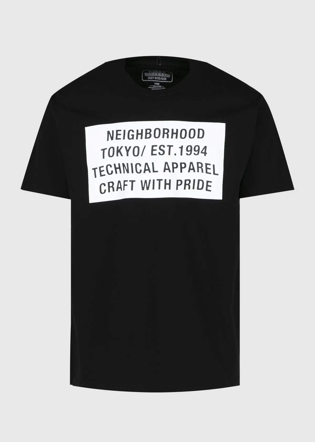 NEIGHBORHOOD: BILLBOARD TEE [BLACK]