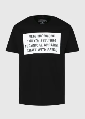NEIGHBORHOOD: BILLBOARD TEE [BLACK]
