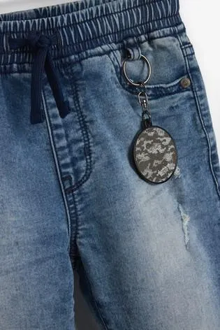 Next Chalk Skinny Fit Jersey Denim Pull-On Younger Boys Jeans