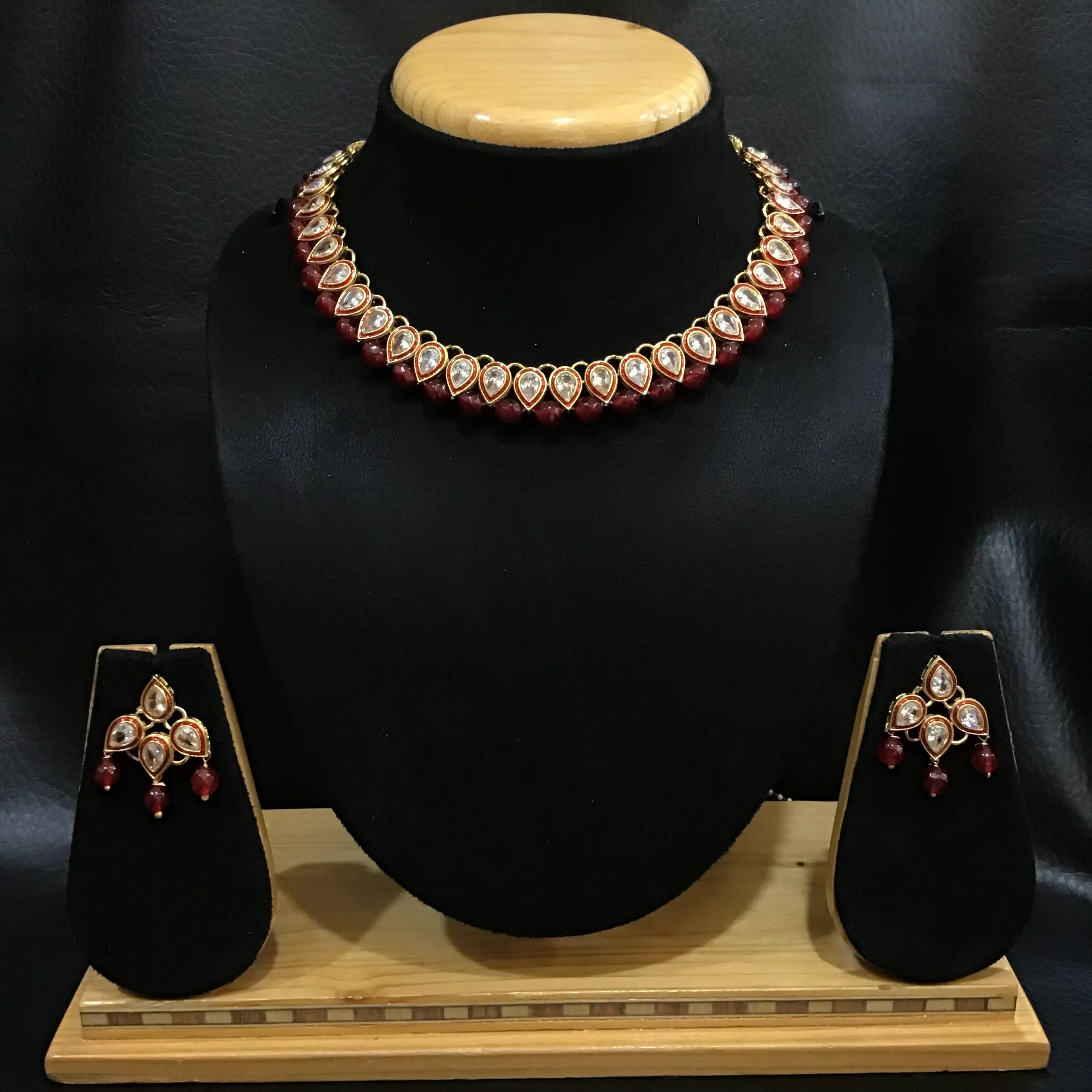 Polki Necklace Set 1514-21