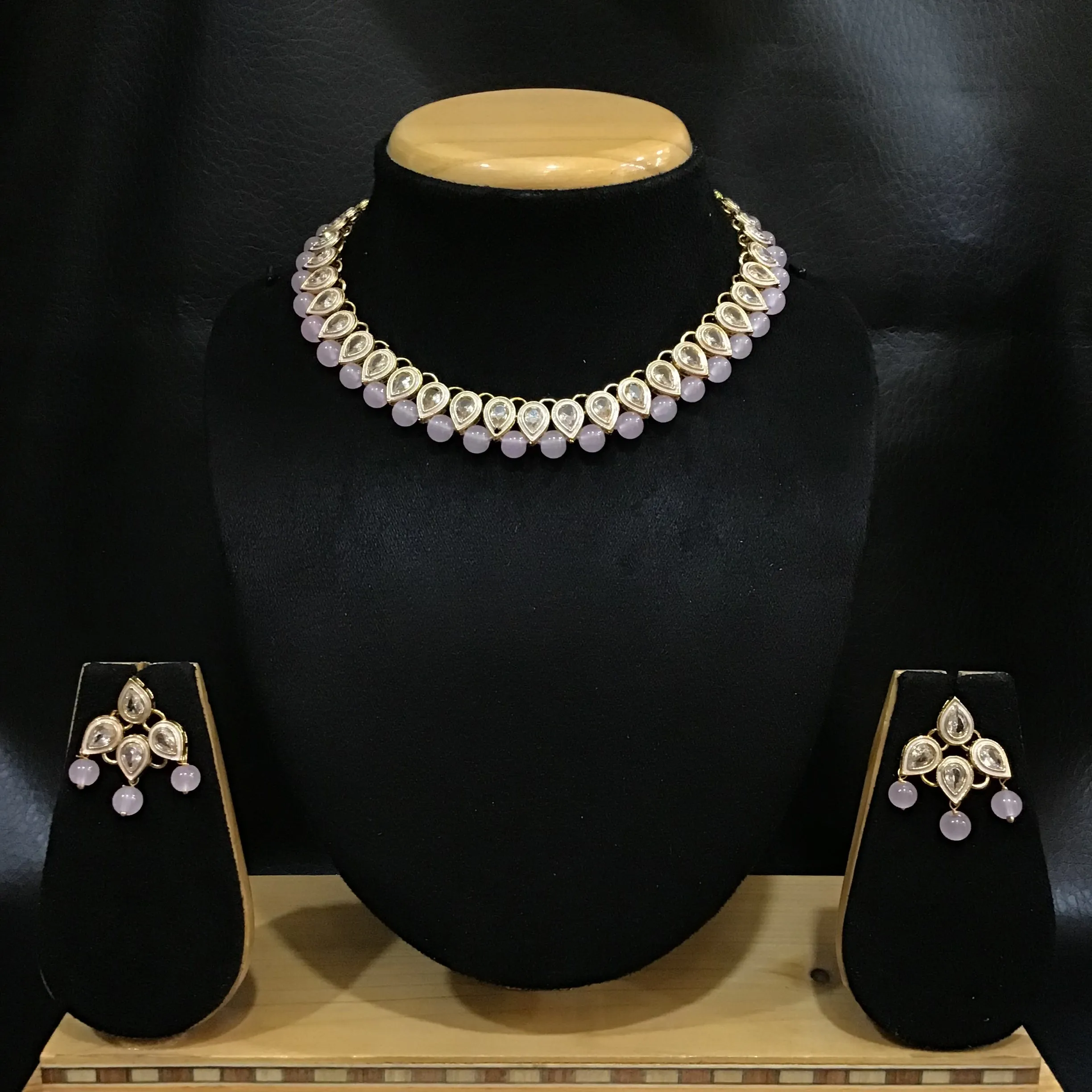 Polki Necklace Set 1514-21