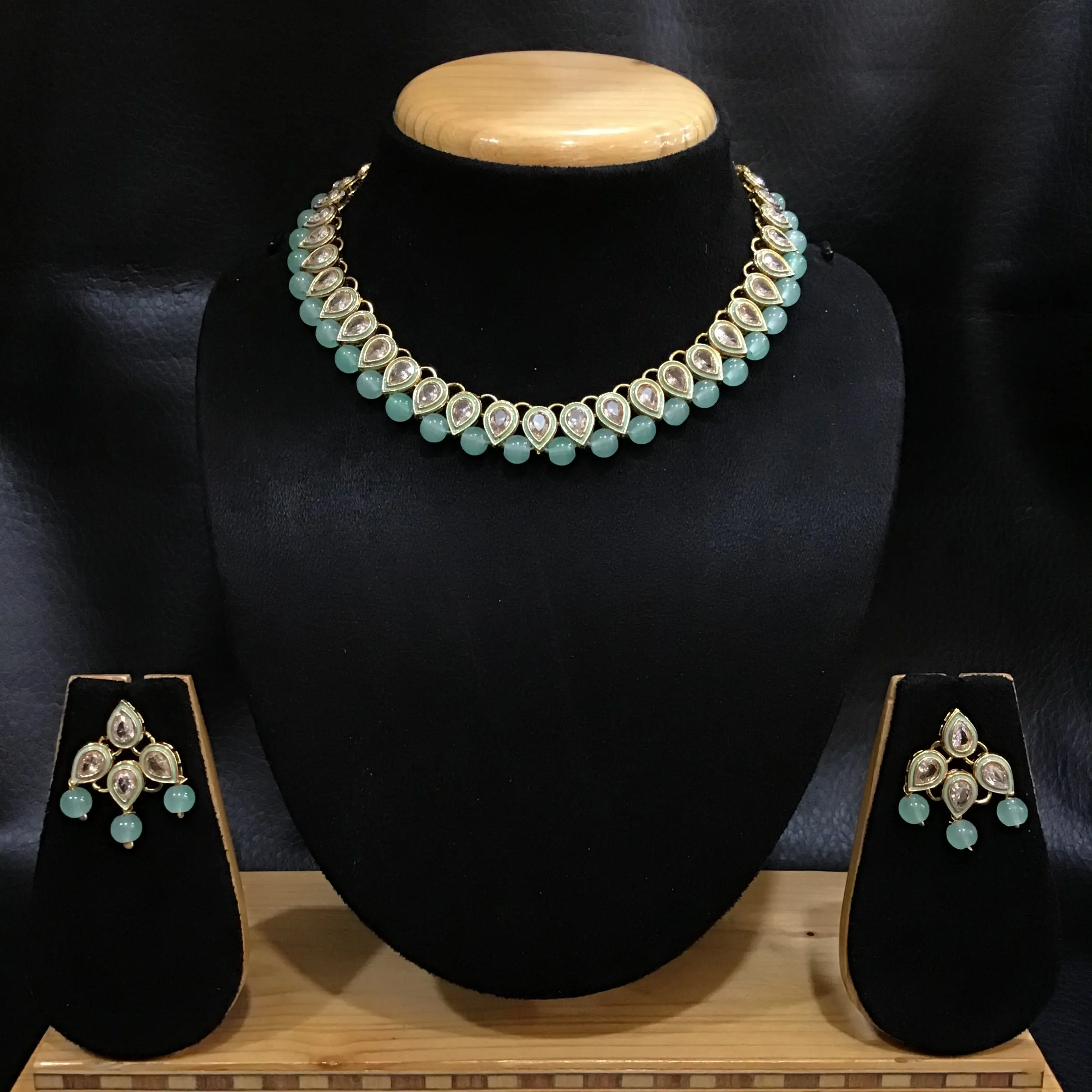 Polki Necklace Set 1514-21