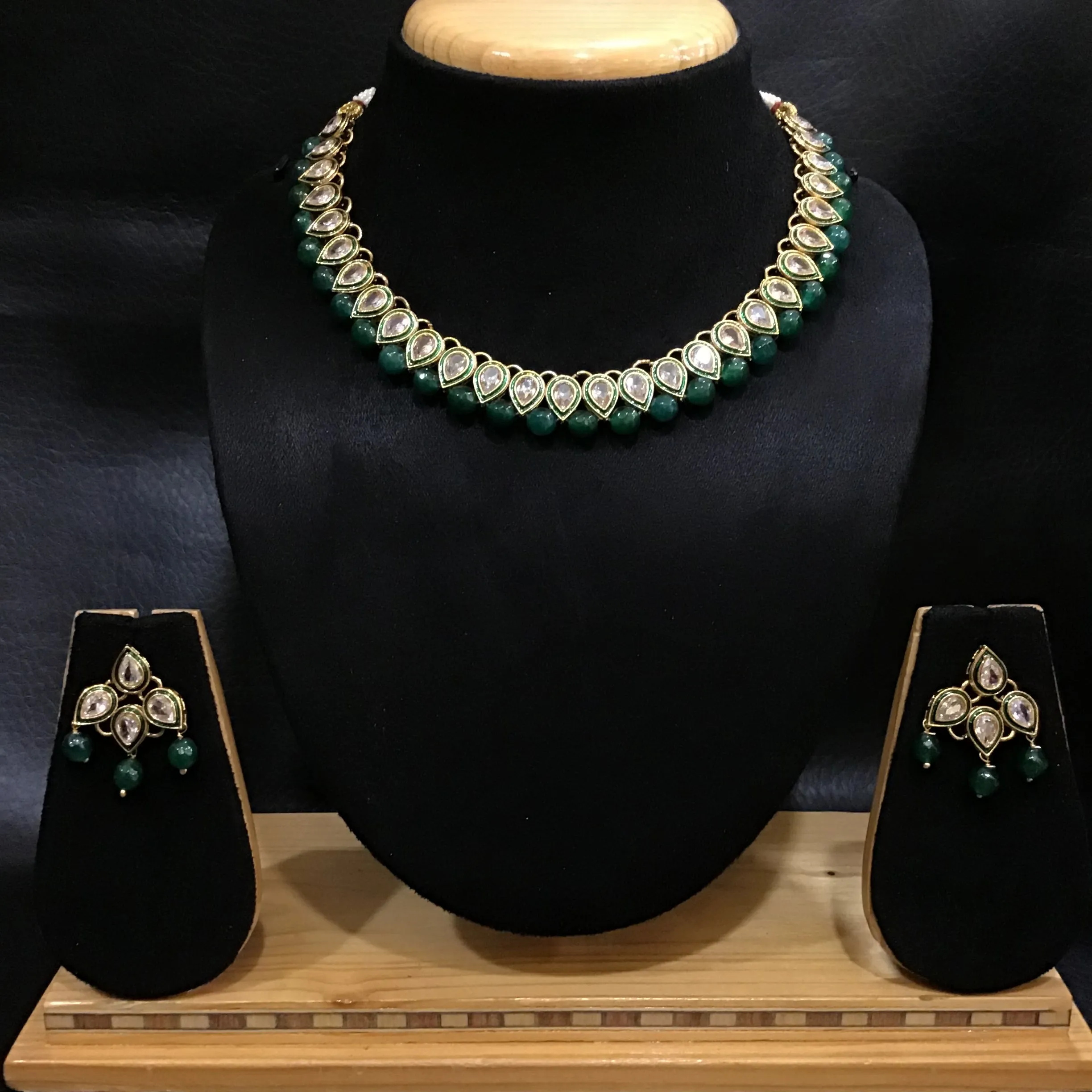 Polki Necklace Set 1514-21