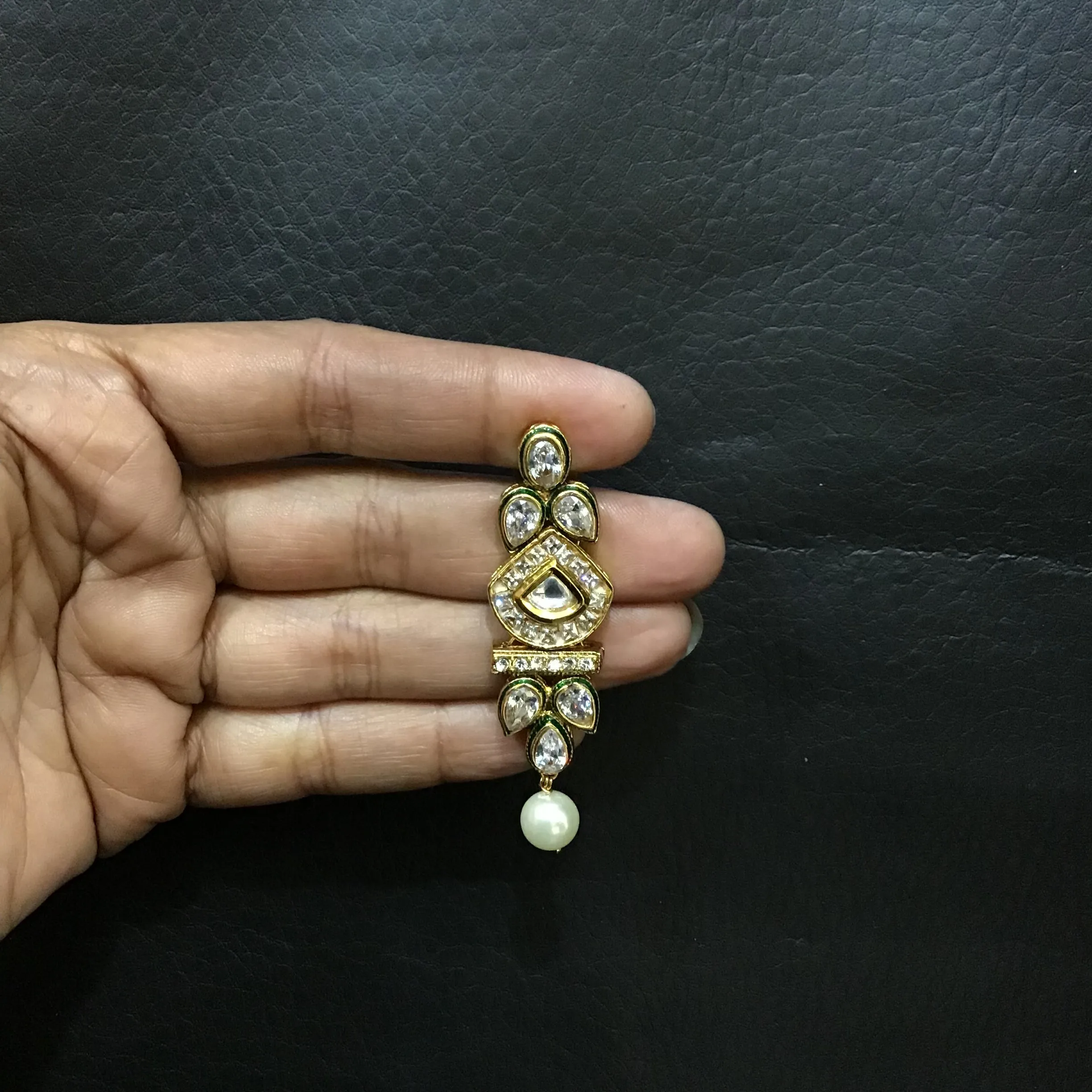 Polki Necklace Set 1524-21