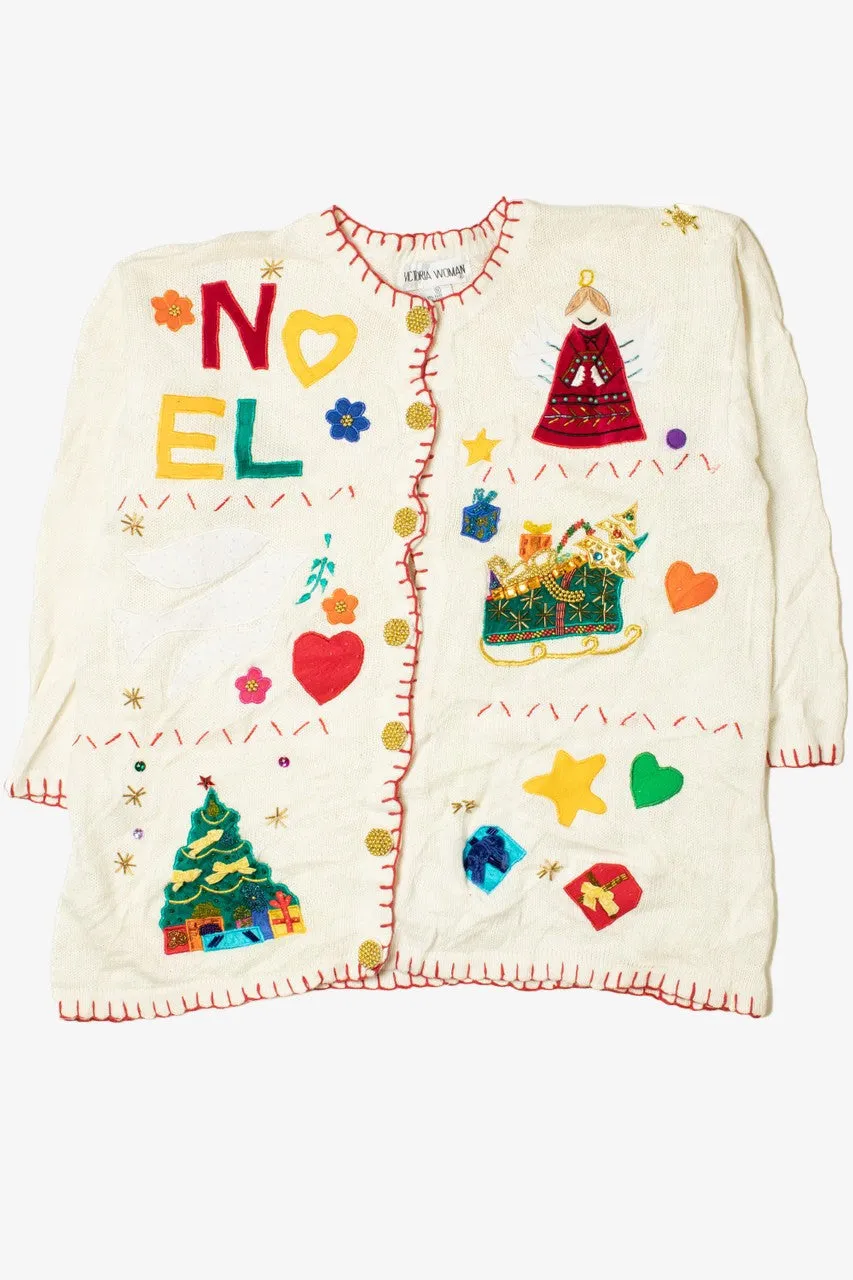 "Noel" Ugly Christmas Cardigan 61420