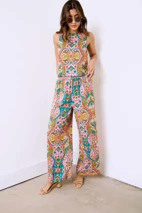 SALE - Cecilia Linen Blend Wide Leg Pants