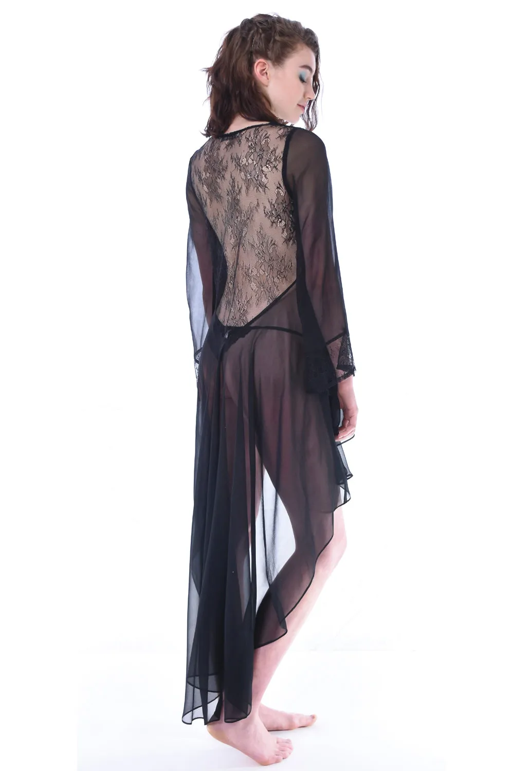 Silk Chiffon Robe