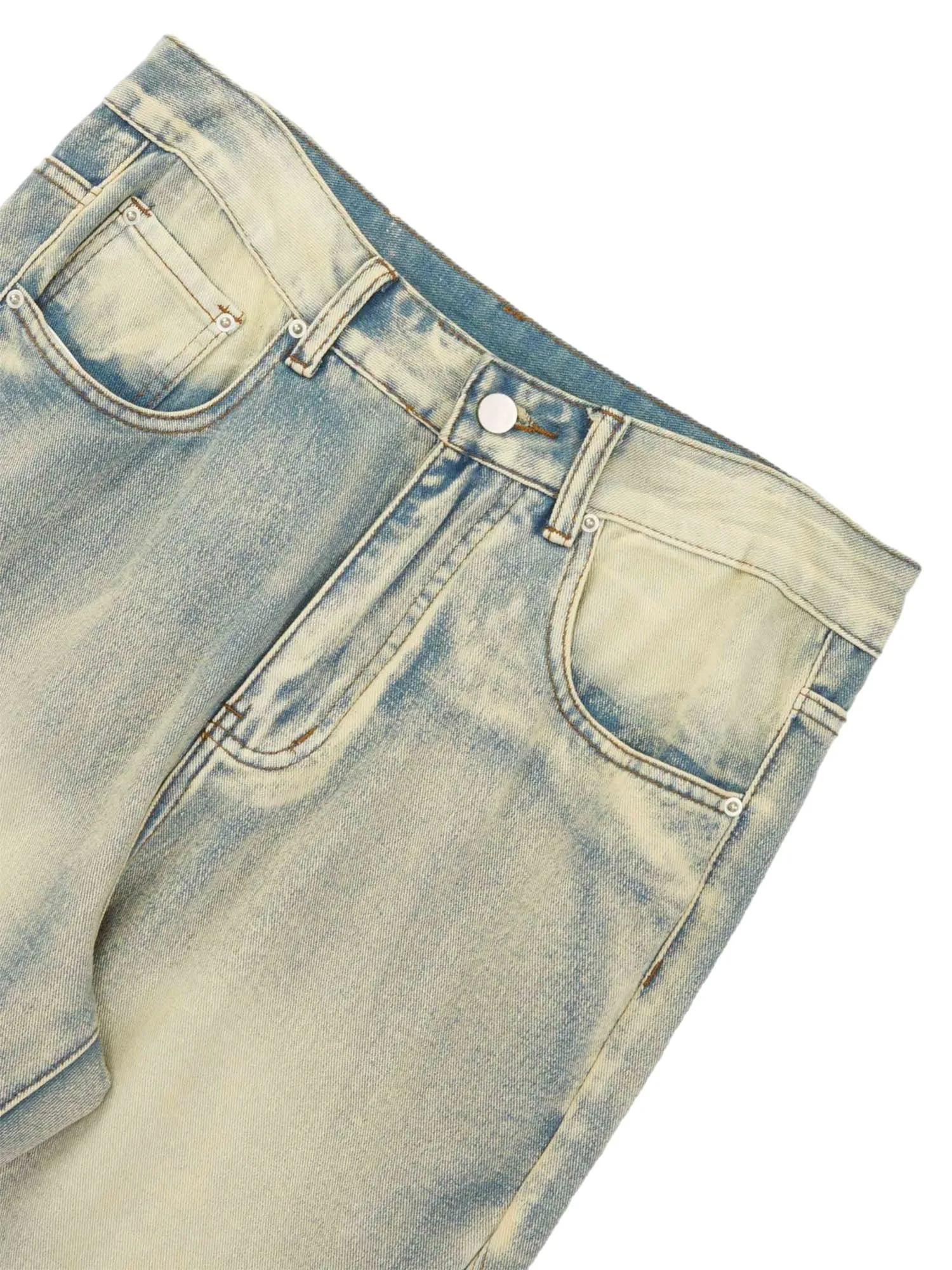 Sneakerhill Ripped Double Straight Jeans - 2007