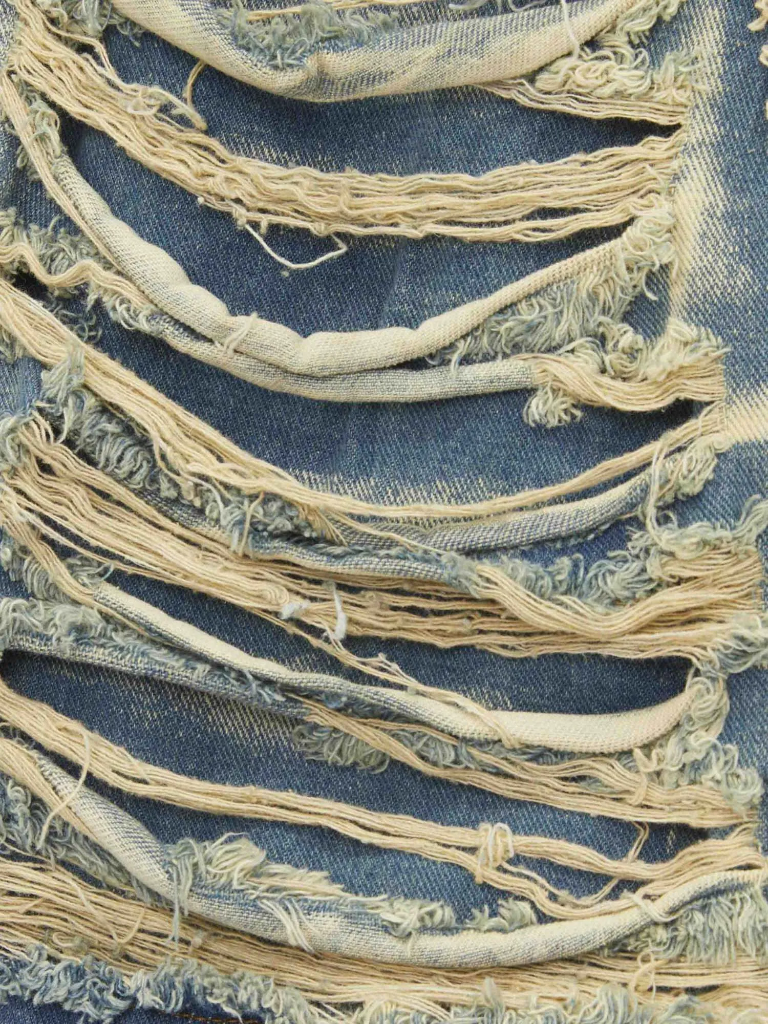 Sneakerhill Ripped Double Straight Jeans - 2007