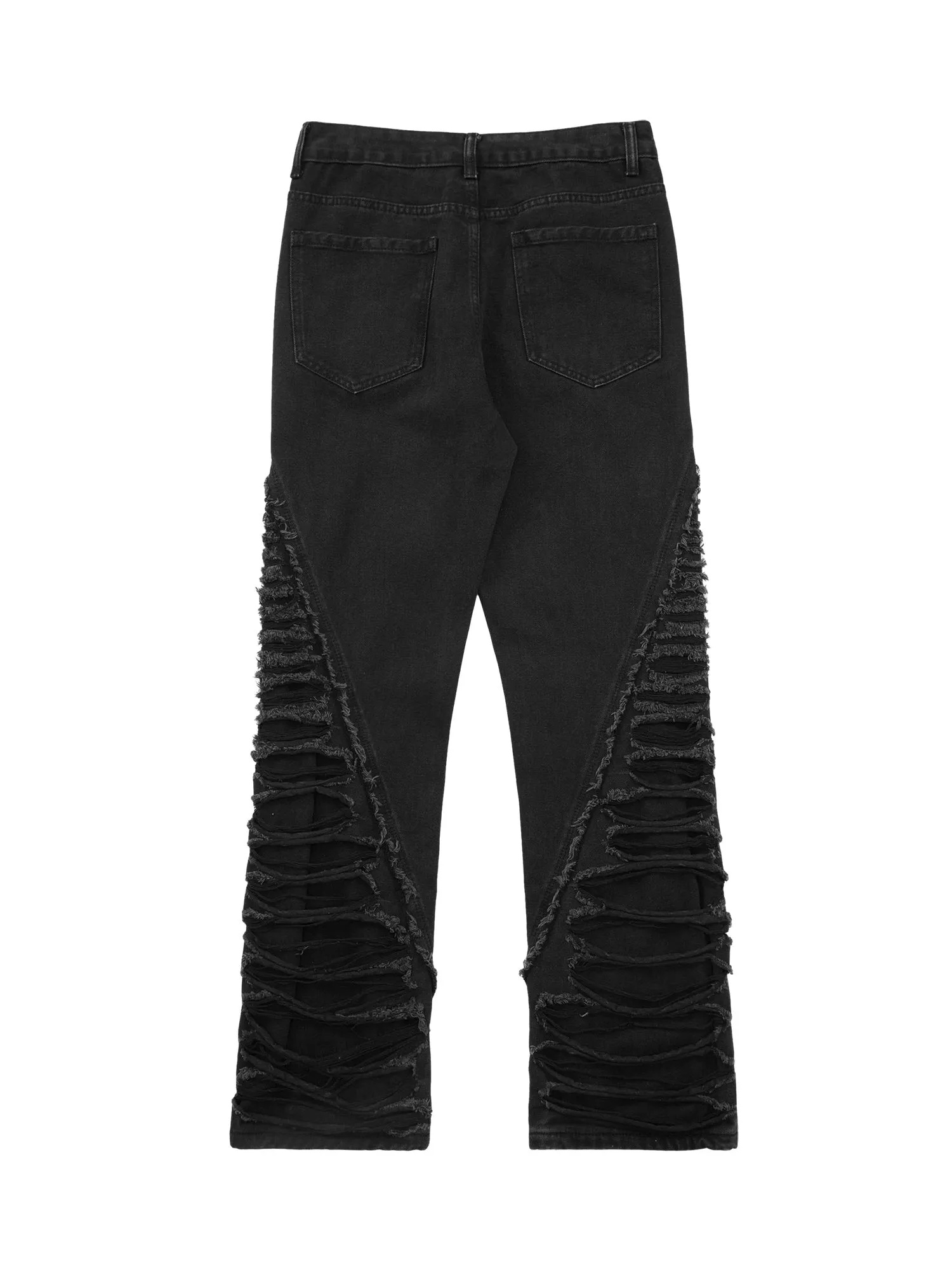 Sneakerhill Ripped Double Straight Jeans - 2007