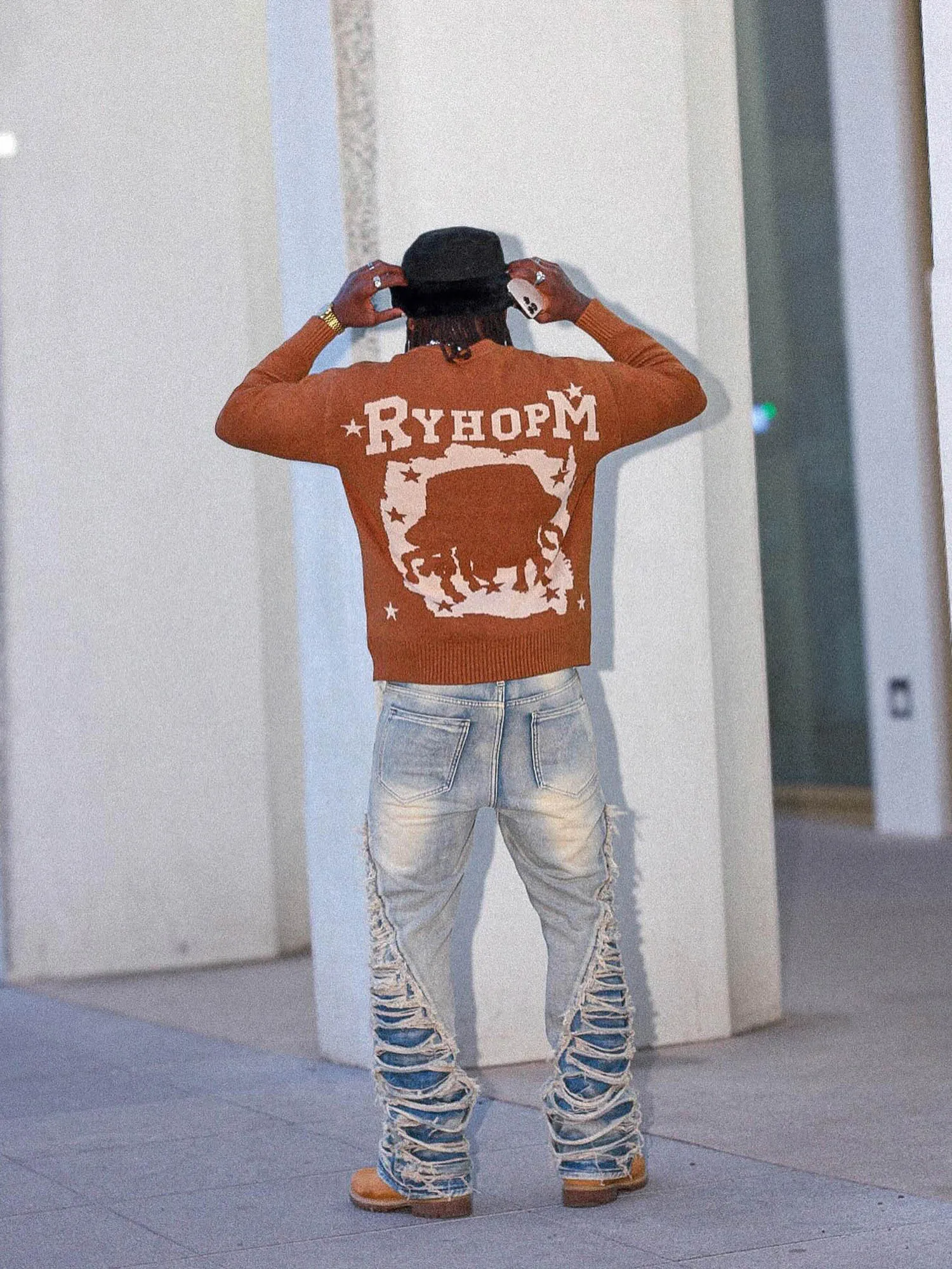 Sneakerhill Ripped Double Straight Jeans - 2007