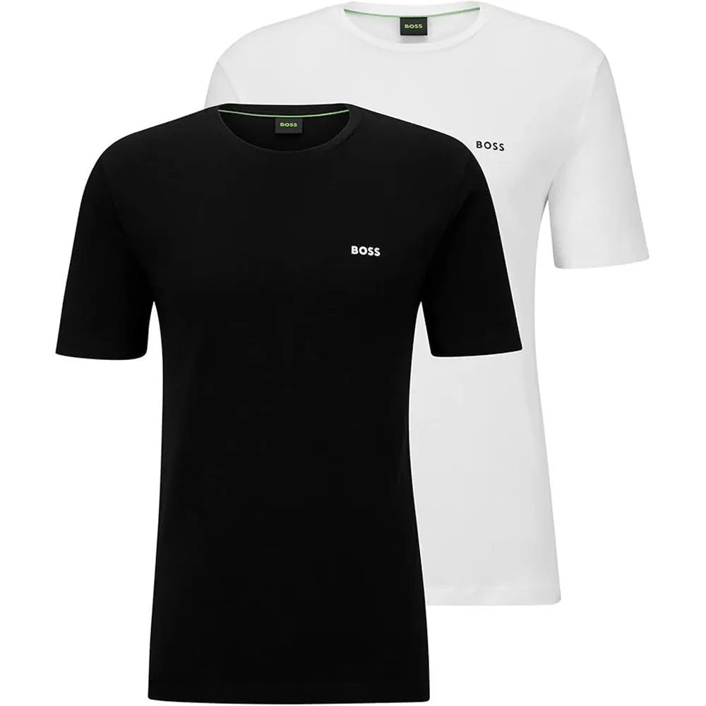 Stretch Cotton Logo T-Shirt Twin Pack