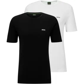 Stretch Cotton Logo T-Shirt Twin Pack