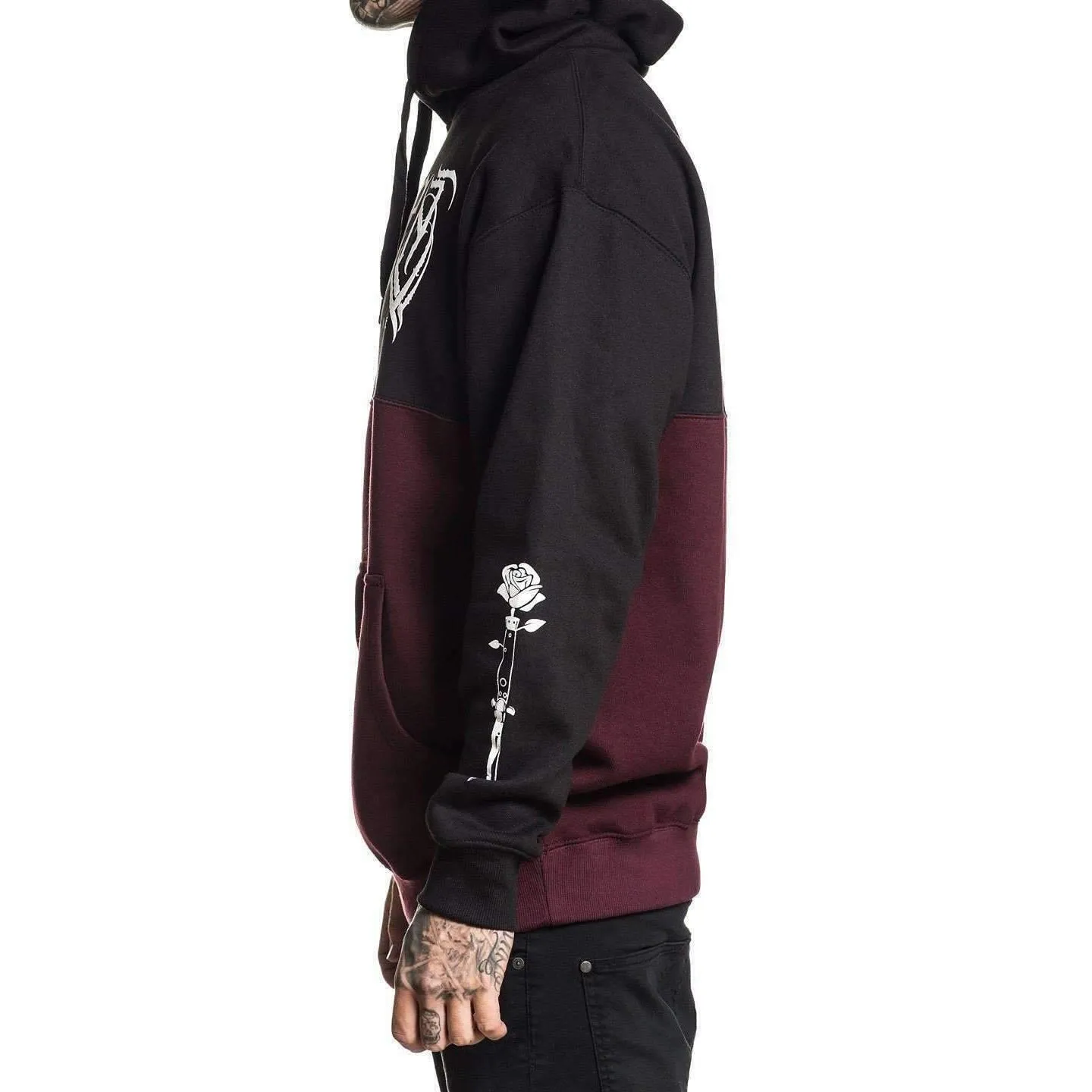 Switch Rose Mens Pullover Hoodie