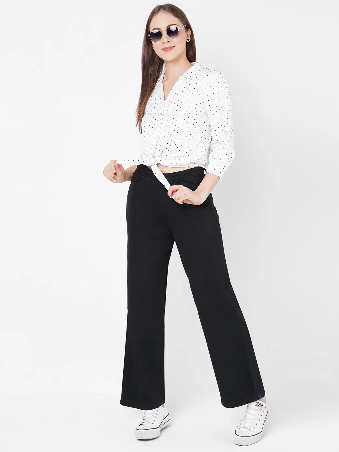 Women High-Rise Wide Leg Jeans