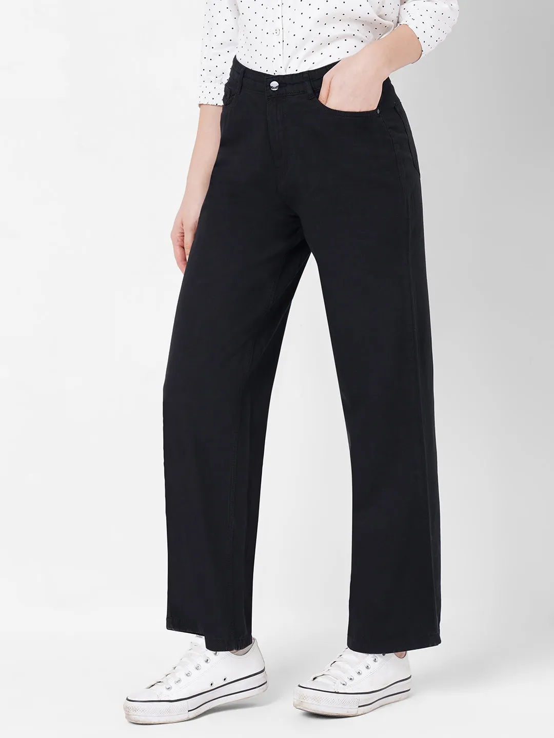 Women High-Rise Wide Leg Jeans