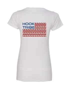 Women's Hook Tribe Nation V-Neck Tee